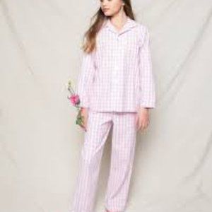 Petite Plume | Pajama Set in Pink Gingham Size 6